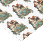 ヴィンテージアンティーククリスマスサンタクロース テーブルクロス (アングル)