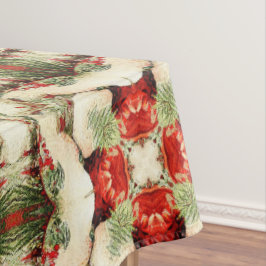 ヴィンテージアンティーククリスマステーマPart 8エフェメラ テーブルクロス