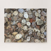 ヴィンテージアンティーククロック顔 ジグソーパズル (横)