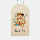 ヴィンテージアンティークケルビエンジェルスイラストレーション ギフトタグ (正面)
