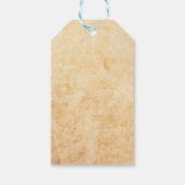 ヴィンテージアンティークケルビエンジェルスイラストレーション ギフトタグ (裏面)