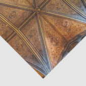 ヴィンテージアンティークゴシック大聖堂の天井デクページ 薄葉紙 (詳細)