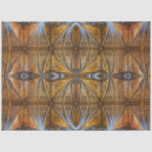 ヴィンテージアンティークゴシック大聖堂の天井デクページ 薄葉紙 (正面)