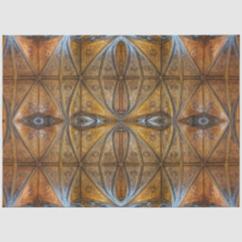 ヴィンテージアンティークゴシック大聖堂の天井デクページ 薄葉紙