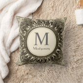 ヴィンテージアンティークサンフレーム-パーソナライズされた クッション (ブランケット)