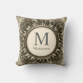 ヴィンテージアンティークサンフレーム-パーソナライズされた クッション (正面)