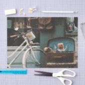 ヴィンテージアンティークショップと商品 薄葉紙 (クラフト)