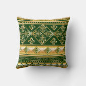 ヴィンテージアンティークスタイル – シームレスパターン1 クッション (裏面)