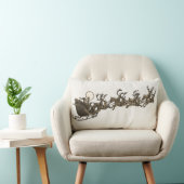 ヴィンテージアンティークセピアサンタスレイトナカイズ ランバークッション (椅子)