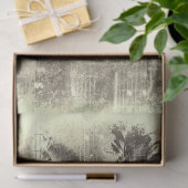 ヴィンテージアンティークセピアベージュブラックシートミュージック 薄葉紙 (ギフト)