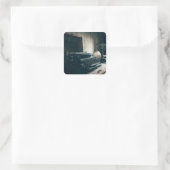 ヴィンテージアンティークタイプライター スクエアシール (バッグ)