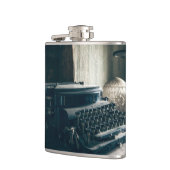 ヴィンテージアンティークタイプライター フラスク (左)