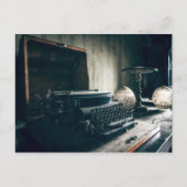 ヴィンテージアンティークタイプライター ポストカード (正面)