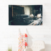 ヴィンテージアンティークタイプライター 横断幕 (インサイチュ)