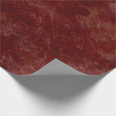 ヴィンテージアンティークダークブラウンテクスチャドカッパージ ラッピングペーパー (角)