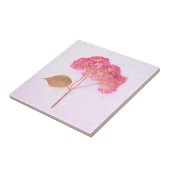 ヴィンテージアンティークチックピンクアジランジアカントリーフローラ タイル (側面)