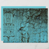 ヴィンテージアンティークティール（緑がかった色）グリーンテクスチグランジャ (正面/裏面)