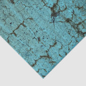 ヴィンテージアンティークティール（緑がかった色）グリーンテクスチグランジャ 薄葉紙 (詳細)