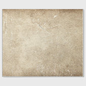 ヴィンテージアンティークテクスチャのセピア素朴デクページ ラッピングペーパー (フラット)
