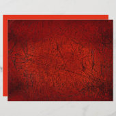 ヴィンテージアンティークテクスチャ暗赤色ブラックスクラッチ (正面/裏面)