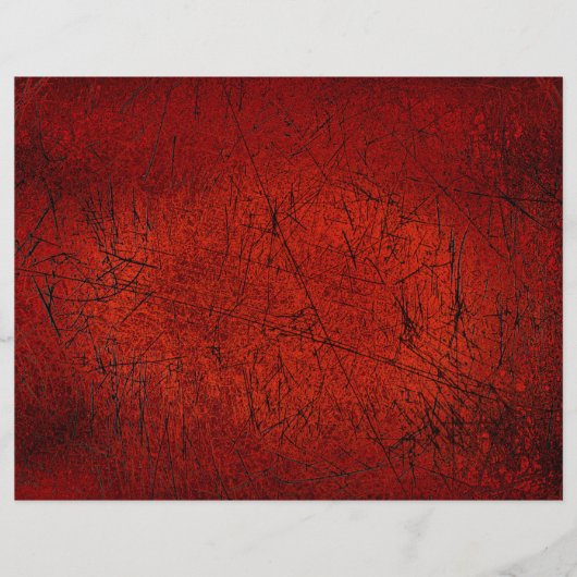 ヴィンテージアンティークテクスチャ暗赤色ブラックスクラッチ (正面)