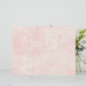 ヴィンテージアンティークテクスチャ赤面ピンクのデコページ (スタンド正面)