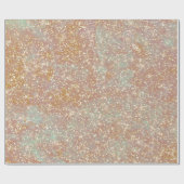 ヴィンテージアンティークテクスチャ金ゴールドグリッターデコパージ ラッピングペーパー (フラット)