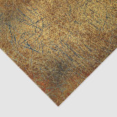 ヴィンテージアンティークテクスチャ黄色の金ゴールドスクラッチ 薄葉紙 (詳細)