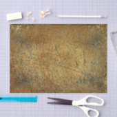 ヴィンテージアンティークテクスチャ黄色の金ゴールドスクラッチ 薄葉紙 (クラフト)