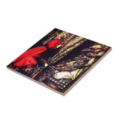 ヴィンテージアンティークデザインリトルレッドライディングフード タイル (側面)