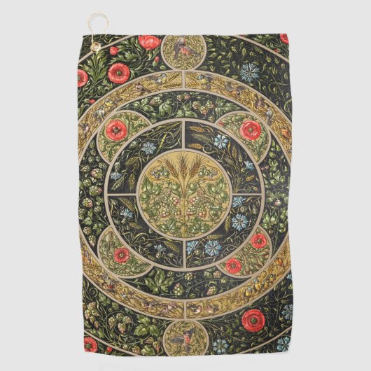 ヴィンテージアンティークデザイン-1ゴルフタオル ゴルフタオル (正面)