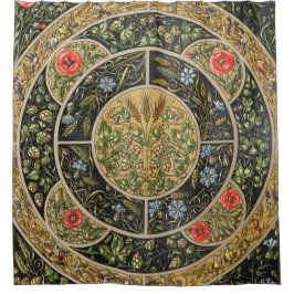 ヴィンテージアンティークデザイン-1シャワーカーテン シャワーカーテン