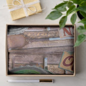 ヴィンテージアンティークトラクタヴィンテージツール 薄葉紙 (ギフト)