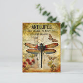 ヴィンテージアンティークトンボ ポストカード (スタンド正面)
