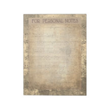 ヴィンテージアンティークノート紙ephemera