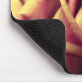 ヴィンテージアンティークバラフラワーマウスパッド マウスパッド (コーナー)