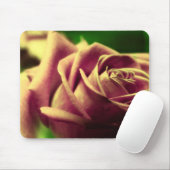 ヴィンテージアンティークバラフラワーマウスパッド マウスパッド (マウス)