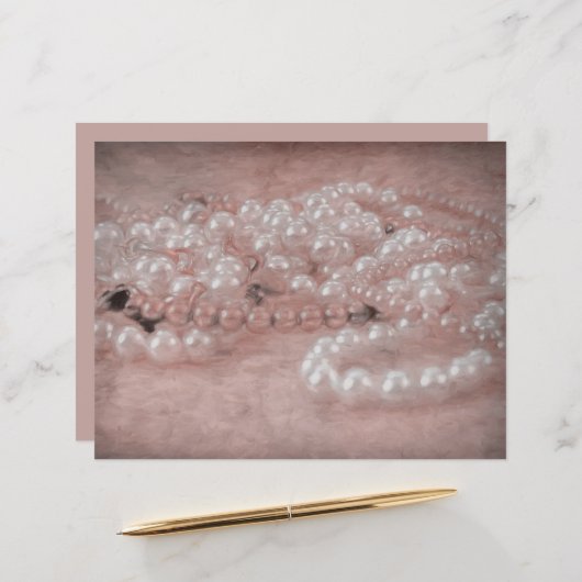 ヴィンテージアンティークバラ金ゴールドホワイトパール水色 (正面/裏面インサイチュ)