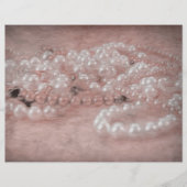 ヴィンテージアンティークバラ金ゴールドホワイトパール水色 (正面)