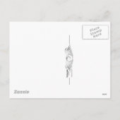 ヴィンテージアンティークバレンタインデーミュージカルはがき シーズンポストカード (裏面)