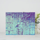 ヴィンテージアンティークパープルティール（緑がかった色）テクスグランジチャ (スタンド正面)