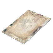 ヴィンテージアンティークビクトリアンスタイル抽象芸術エフェラ ノートパッド (アングル)