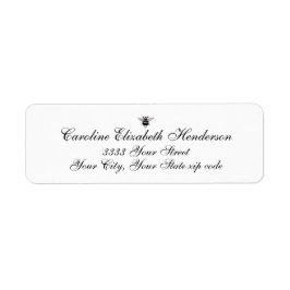 ヴィンテージアンティークビークラシック差出人住所 ラベル