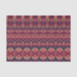 ヴィンテージアンティークピンクブルゴーニュパターンデコパージュ 薄葉紙