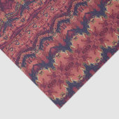 ヴィンテージアンティークピンクブルゴーニュパターンデコパージュ 薄葉紙 (詳細)