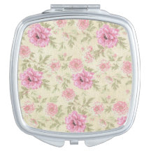 ヴィンテージアンティークピンクローズフローラ植物学