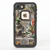 ヴィンテージアンティークファインアートアトラス LifeProof iPhoneケース (裏面)