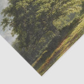 ヴィンテージアンティークフォレスト自然シーン 薄葉紙 (詳細)