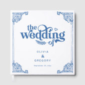 ヴィンテージアンティークフレ結婚ーム ゲストブック (正面)