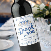 ヴィンテージアンティークフレ結婚ーム ワインラベル